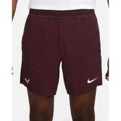 Alternative view of Nike Men's Rafa Advantage 7" Short - Burgundy Crush
