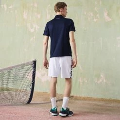 Lacoste Men's Sport Colour Block Pique Polo - Navy Blue/Purple 7 Lacoste Men's Sport Colour Block Pique Polo - Navy Blue/Purple -Yonex Shop f81357