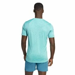 Adidas Men's Freelift Tee - Preloved Blue/Black -Yonex Shop f82327 e4b037d8 6b95 42c9 8e6e 706be1354db8