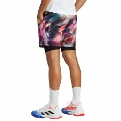 Adidas Men's Melbourne Ergo Shorts - Multicolour/Black 7 Adidas Men's Melbourne Ergo Shorts - Multicolour/Black -Yonex Shop f82348