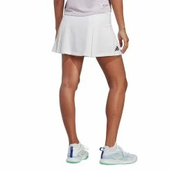 Adidas Women's Club Pleated Skort Tall - White -Yonex Shop f82360