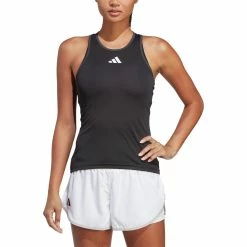 Adidas Women's Club Tank - Black 7 Adidas Women's Club Tank - Black -Yonex Shop f82426