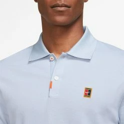 Nike Men's Heritage Slim 2 Polo - Blue Whisper 6 Nike Men's Heritage Slim 2 Polo - Blue Whisper -Yonex Shop f82795