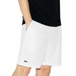 Alternative view of Lacoste Men's Sport Tennis Stretch Shorts - White