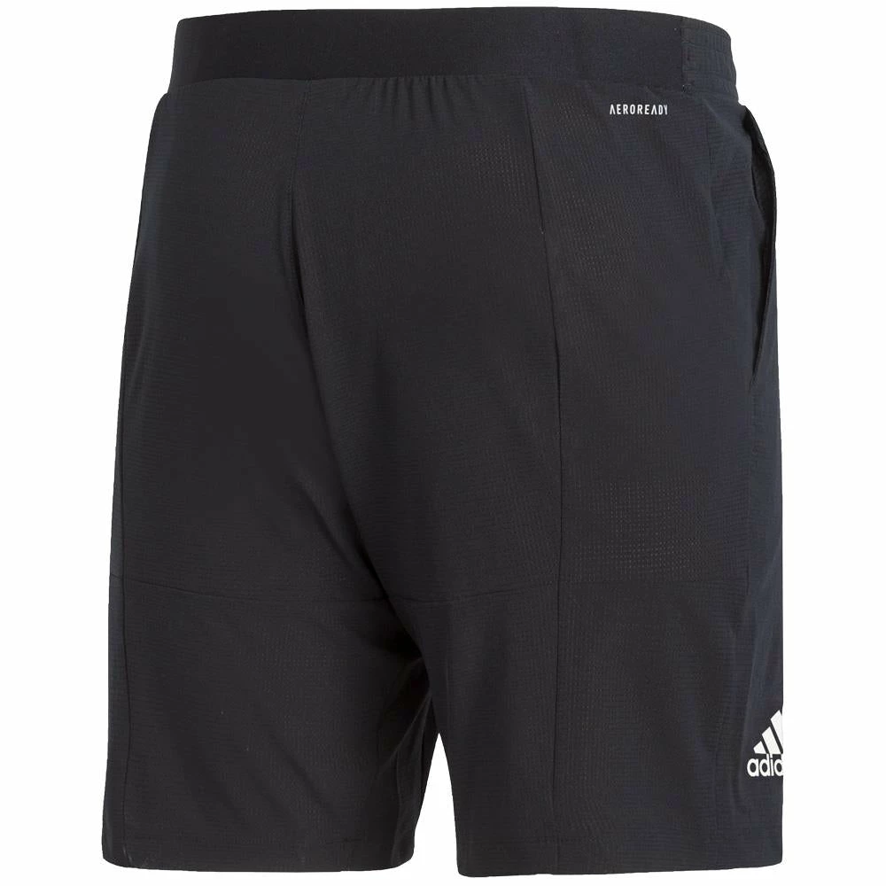 Adidas Men's Club 7" Short - Black 2 Adidas Men's Club 7" Short - Black - Image 2