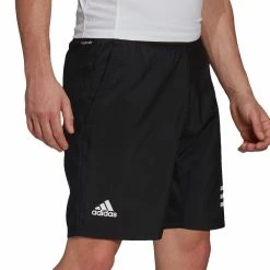 Alternative view of Adidas Men's Club 3 Stripe Short - Black