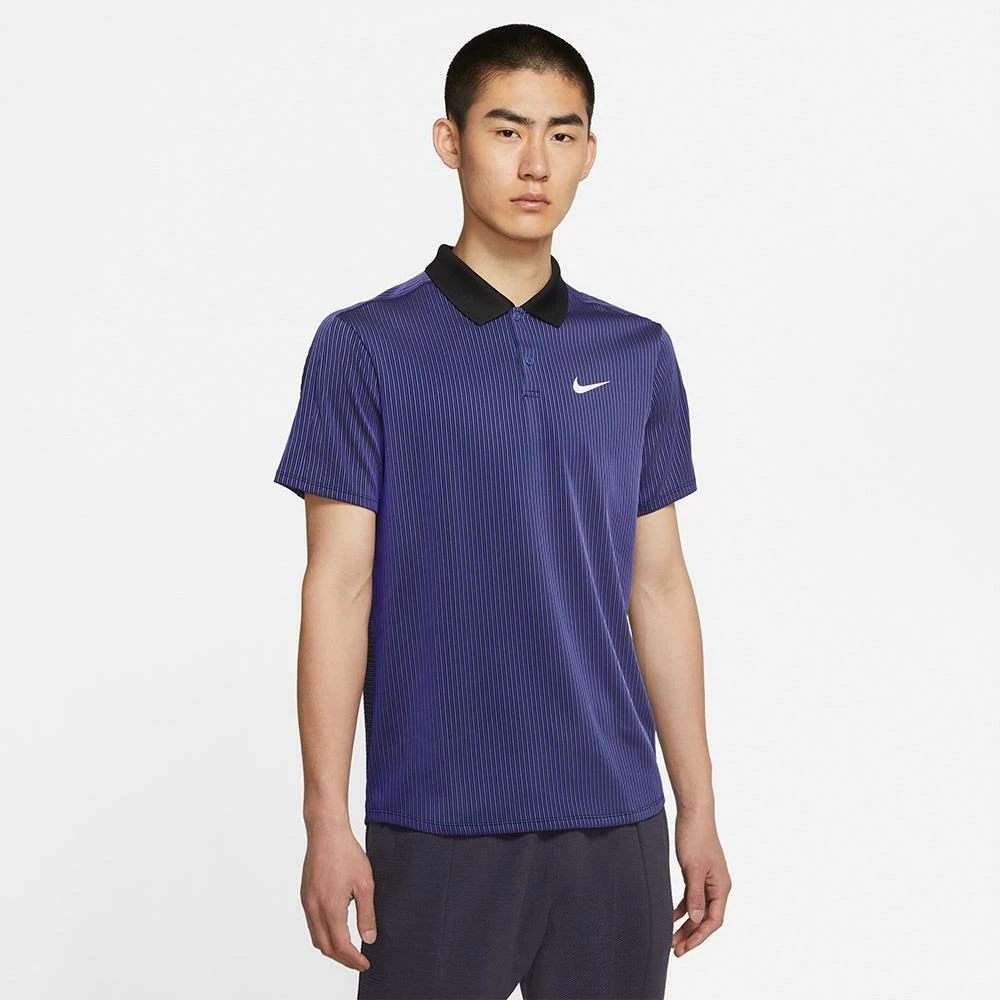 Nike Men's Slam Advantage Polo - Dark Purple Dust 2 Nike Men's Slam Advantage Polo - Dark Purple Dust - Image 2