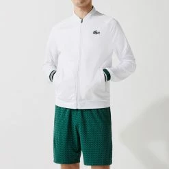 Alternative view of Lacoste Men's Sport Technical Zip Sweatshirt - White