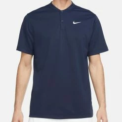 Alternative view of Nike Men's Blade Henley Polo - Obsidian