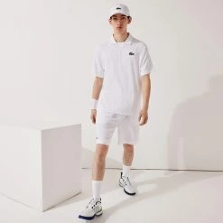 Alternative view of Lacoste Men's Sport Seamless Jacquard Polo - White