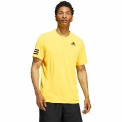 Alternative view of Adidas Men's Club 3-Stripes Tee - Beam Yellow