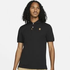Alternative view of Nike Men's Heritage Slim 2 Polo - Black