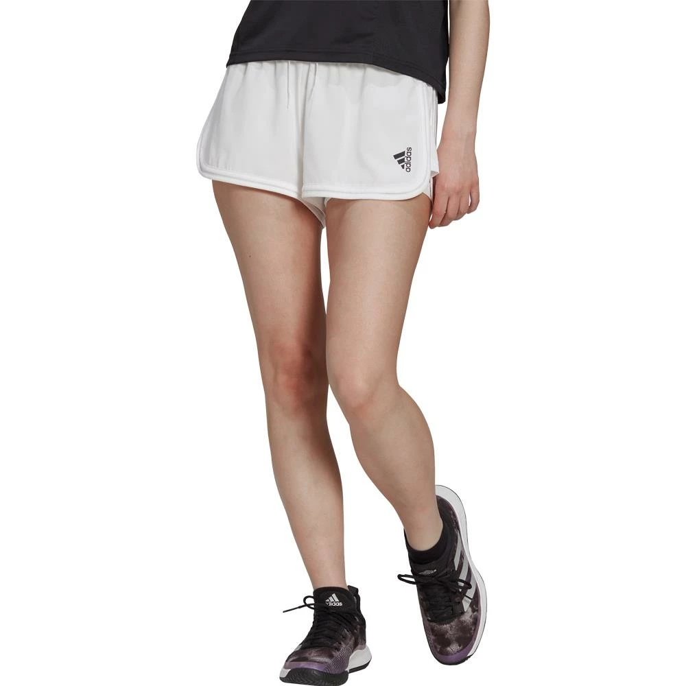 Adidas Women's Club Short - White 2 Adidas Women's Club Short - White - Image 2
