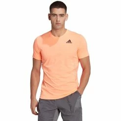 Alternative view of Adidas Men's New York FreeLift Tee - Beam Orange