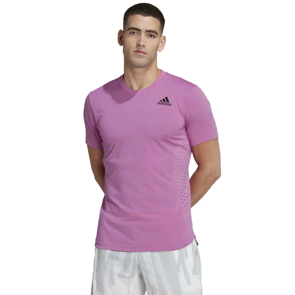 Adidas Men's New York FreeLift Tee - Semi Pulse Lilac 2 Adidas Men's New York FreeLift Tee - Semi Pulse Lilac - Image 2