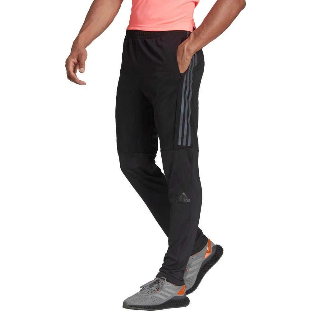 Adidas Men's Run Icon Pants - Black 2 Adidas Men's Run Icon Pants - Black - Image 2