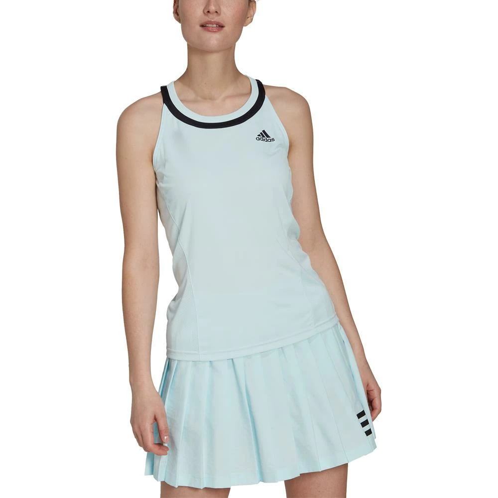 Adidas Women's Club Tank - Almost Blue 2 Adidas Women's Club Tank - Almost Blue - Image 2