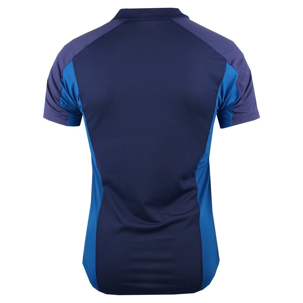 Asics Men's Match Actibreeze Polo - Brilliant White/Dive Blue 2 Asics Men's Match Actibreeze Polo - Brilliant White/Dive Blue - Image 2