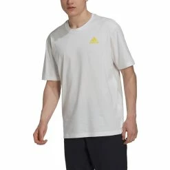 Alternative view of Adidas Men's Clubhouse Ballin' Tee - White
