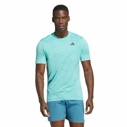 Alternative view of Adidas Men's Freelift Tee - Preloved Blue/Black