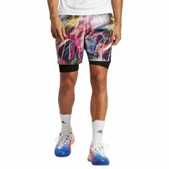 Alternative view of Adidas Men's Melbourne Ergo Shorts - Multicolour/Black