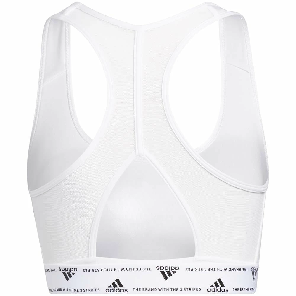 Adidas Women's PowerReact Training Bra - White 2 Adidas Women's PowerReact Training Bra - White - Image 2
