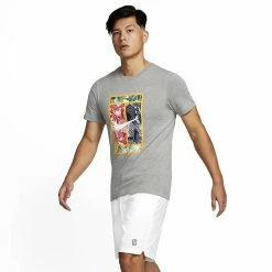 Alternative view of Nike Men's Heritage Tee - Dark Grey Heather