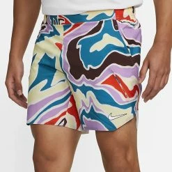 Alternative view of Nike Men's Slam Melbourne Short - White/Multi