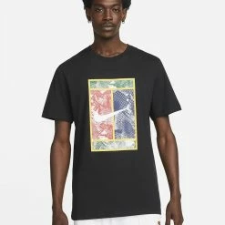 Alternative view of Nike Men's Heritage Tee - Black