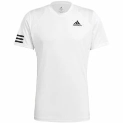 Adidas Men's Club 3 Stripe Tee - White