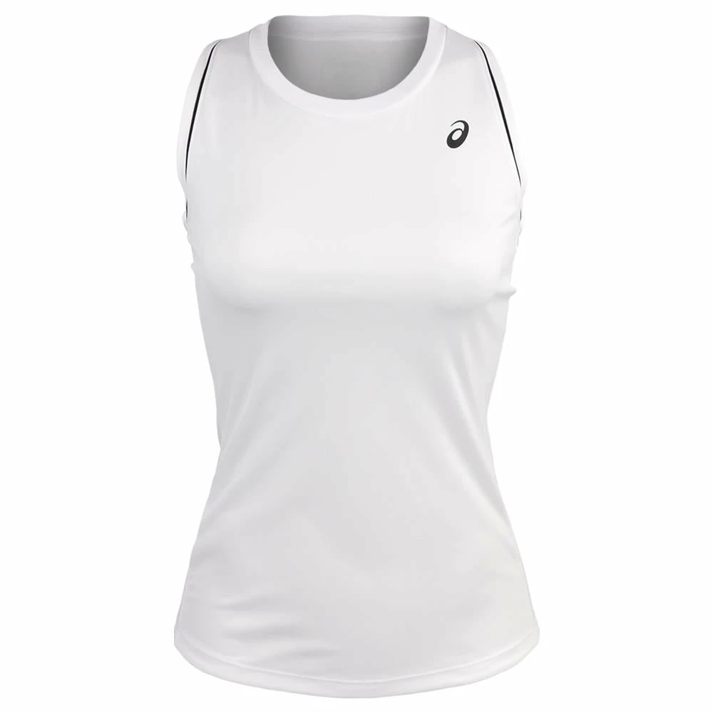 Asics Women's Court Piping Tank - White 1 Asics Women's Court Piping Tank - White