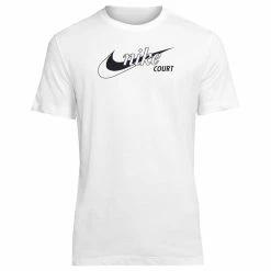 Nike Men's Swoosh Tennis Tee - White