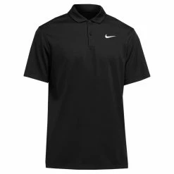 Nike Men's DriFit Solid Polo - Black