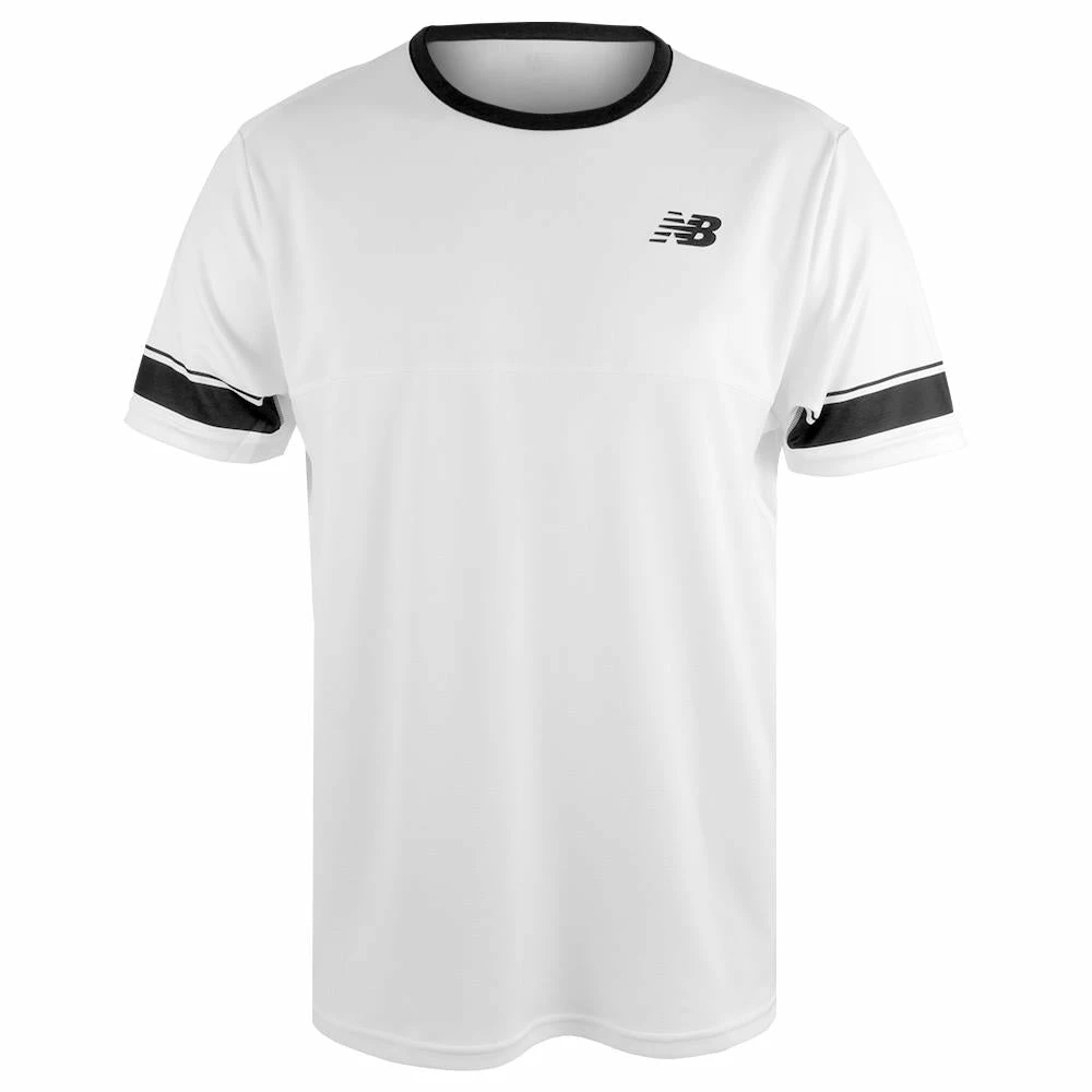 New Balance Men's Tournament Crew - White/Black 1 New Balance Men's Tournament Crew - White/Black