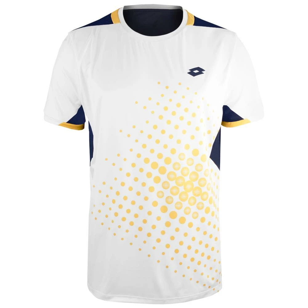 Lotto Men's Top IV Tee - Bright White/Navy Blue 1 Lotto Men's Top IV Tee - Bright White/Navy Blue