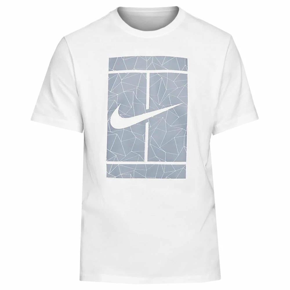 Nike Men's Seasonal Court Tee - White/Ashen Slate 1 Nike Men's Seasonal Court Tee - White/Ashen Slate