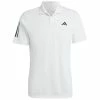 Adidas Men's Club 3 Stripe Polo - White