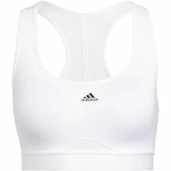 Adidas Women's PowerReact Training Bra - White